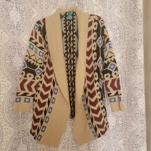 Western patterned sweater